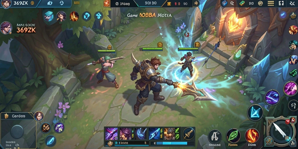Gameplay seru dari 369ZK dengan pertempuran yang intens.