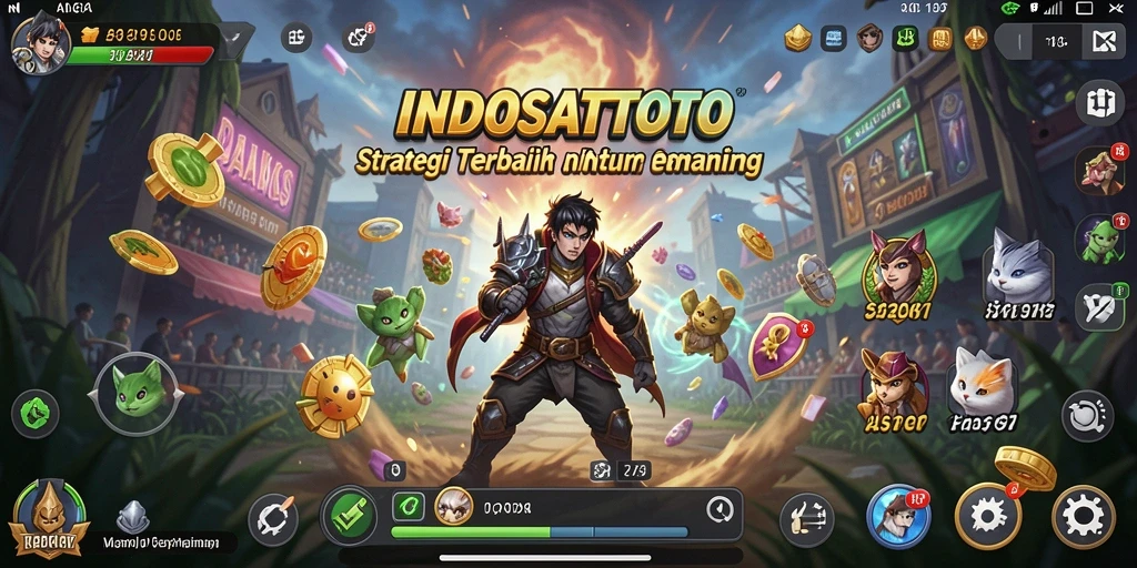 Screenshot gameplay <strong>INDOSATTOTO</strong> menampilkan aksi strategis yang mendebarkan.